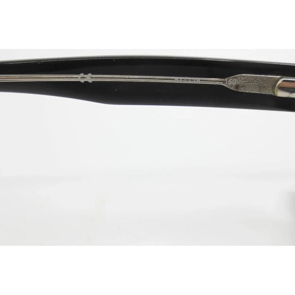 Black Rectangular Eyeglass Frames 57-18-150 Triple Bridge Modern Designer Style
